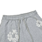 Denim Tears Crystal Patch Cotton logo Design Shorts