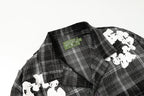 Denim Tears kapok Flower Pattern Long Sleeved Shirt